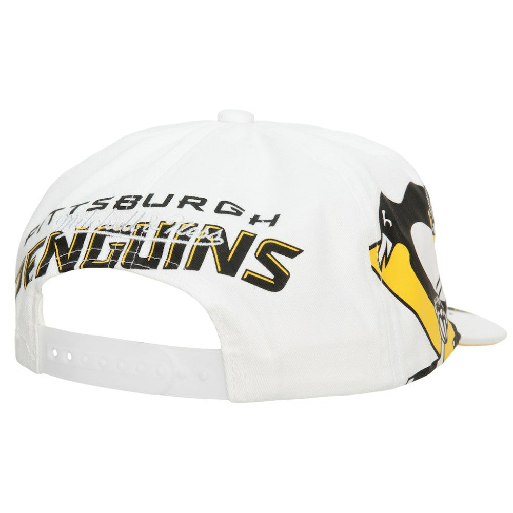 Pittsburgh Penguins Mitchell & Ness In Your Face Deadstock Snapback Hat