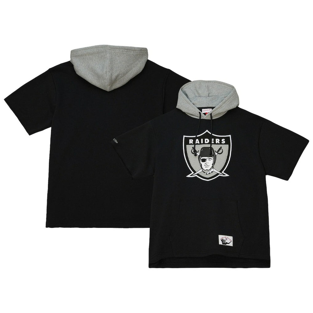 NFL Las Vegas Raiders Postgame Short Sleeve Hoodie