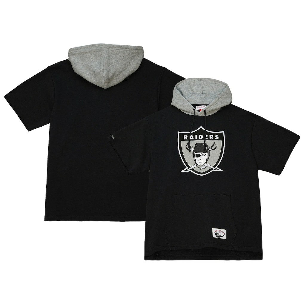 NFL Las Vegas Raiders Postgame Short Sleeve Hoodie