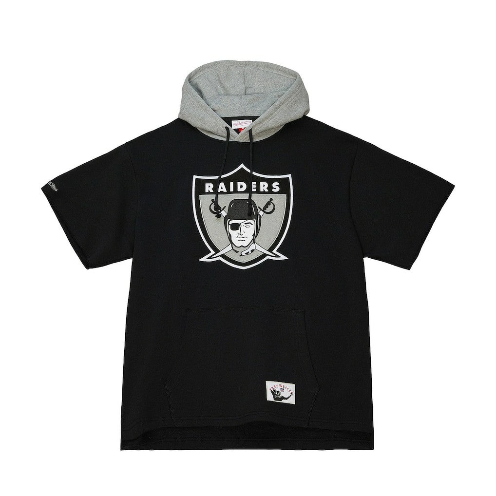 NFL Las Vegas Raiders Postgame Short Sleeve Hoodie