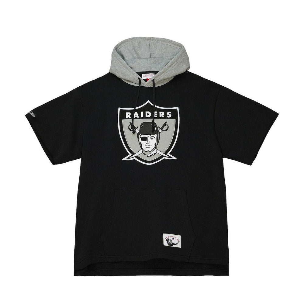 NFL Las Vegas Raiders Postgame Short Sleeve Hoodie