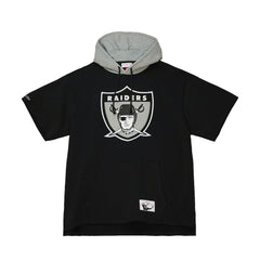 NFL Las Vegas Raiders Postgame Short Sleeve Hoodie