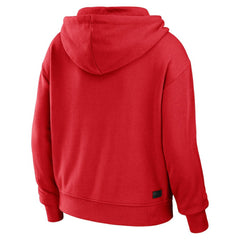 St. Louis Cardinals WEAR by Erin Andrews Women's  Color Block Full-Zip Hoodie - Red/White