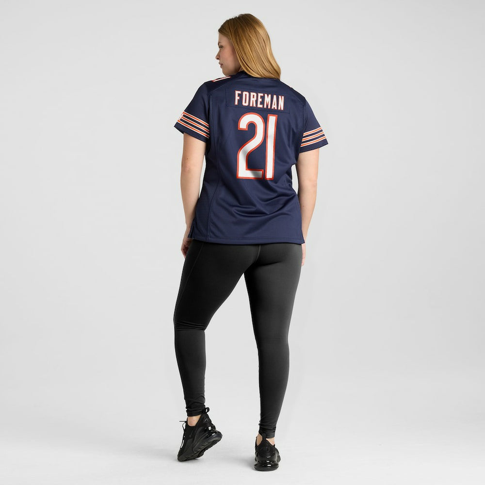 NFL Chicago Bears D'Onta Foreman  Women's Game Jersey