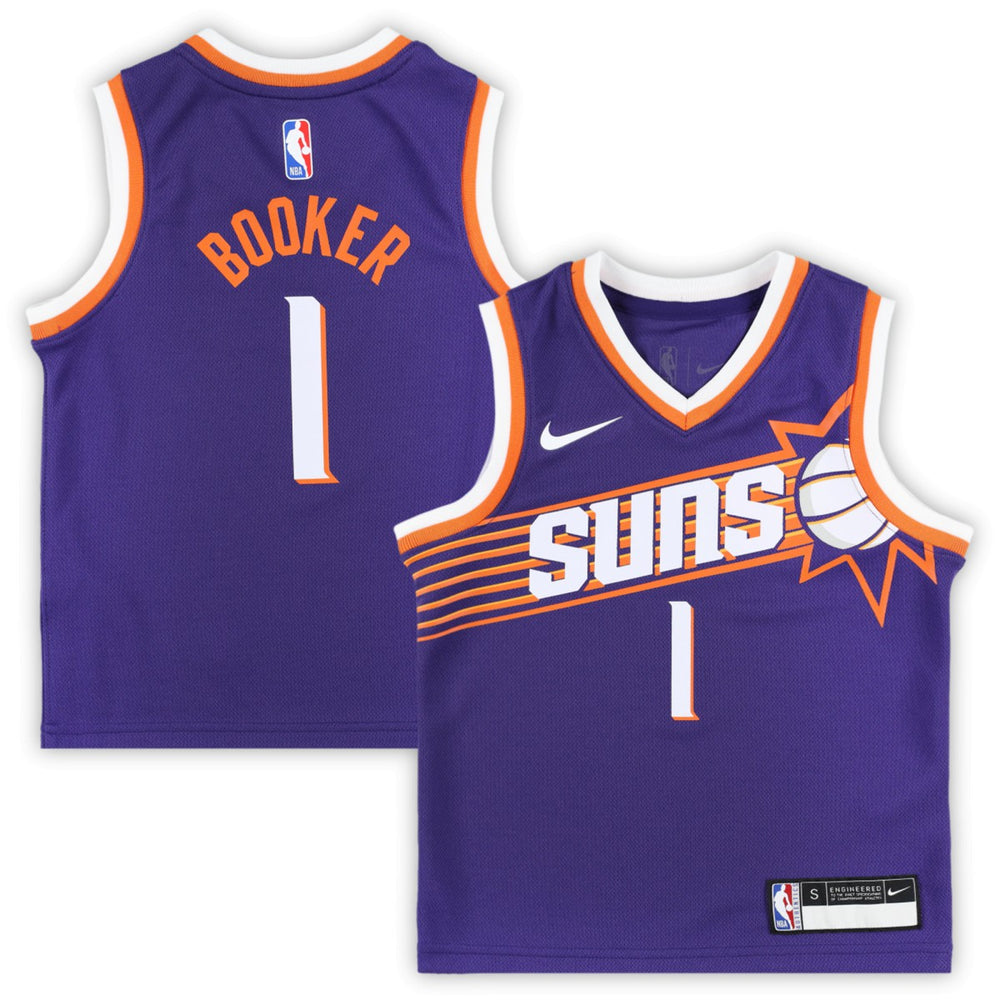Devin Booker Phoenix Suns Preschool Swingman Player Jersey - Icon Edition - Purple | Nike sale