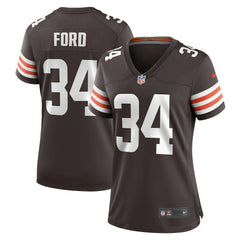 NFL Cleveland Browns Jerome Ford  Women's Game Player Jersey