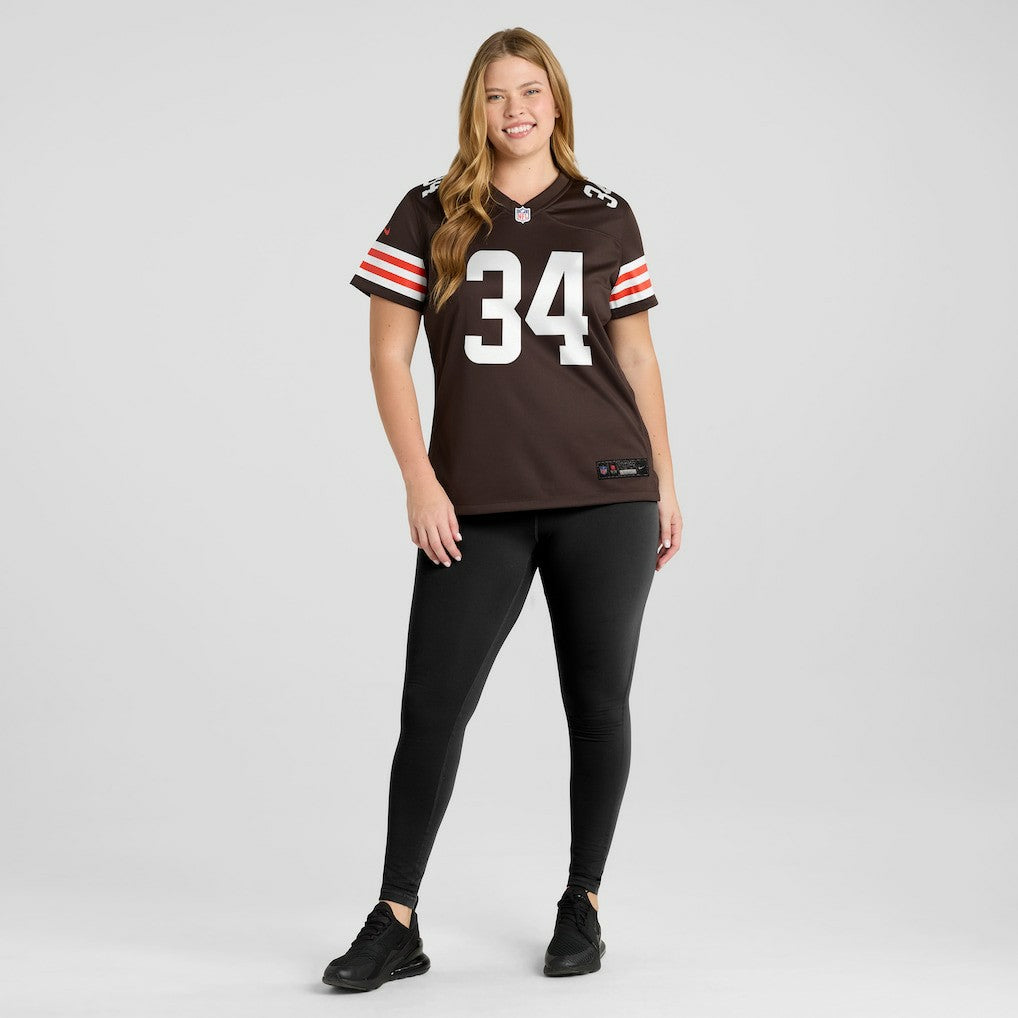 NFL Cleveland Browns Jerome Ford  Women's Game Player Jersey