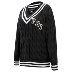NFL Philadelphia Eagles Pro Standard Women's Prep V-Neck Pullover Sweater