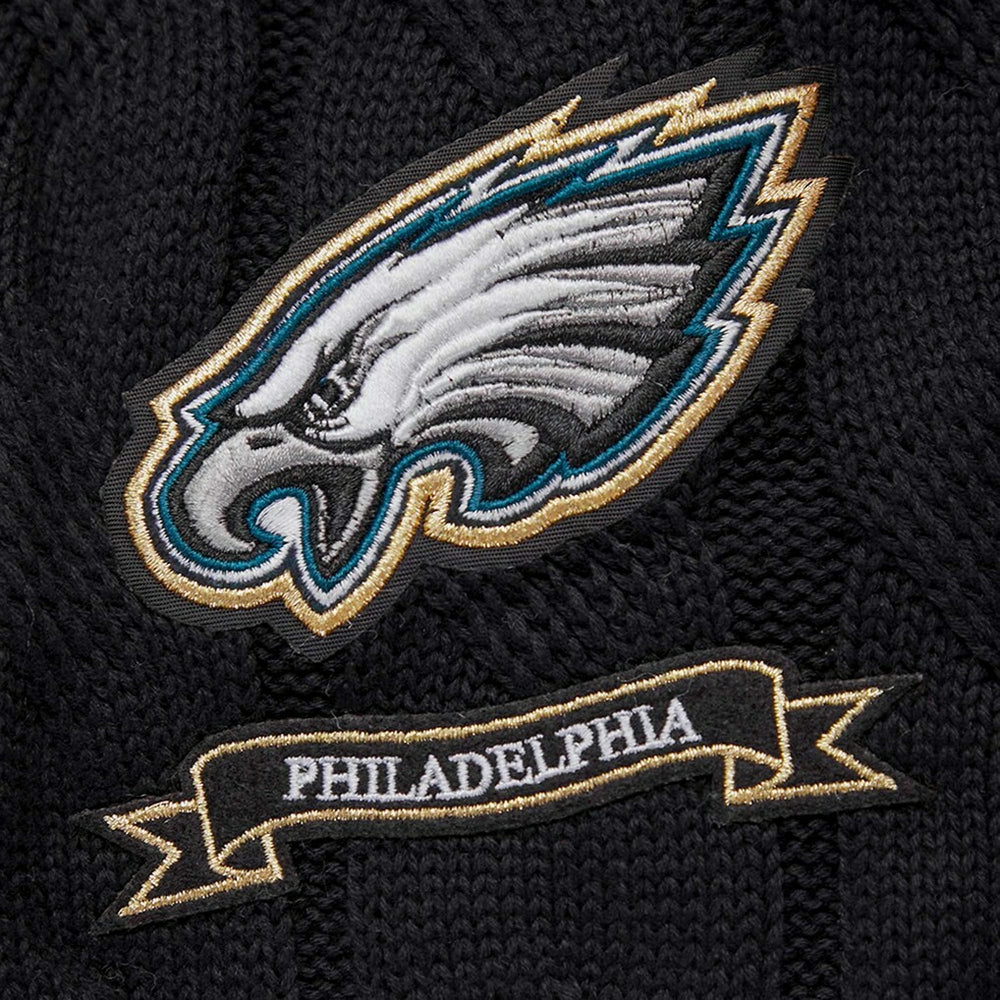 NFL Philadelphia Eagles Pro Standard Women's Prep V-Neck Pullover Sweater