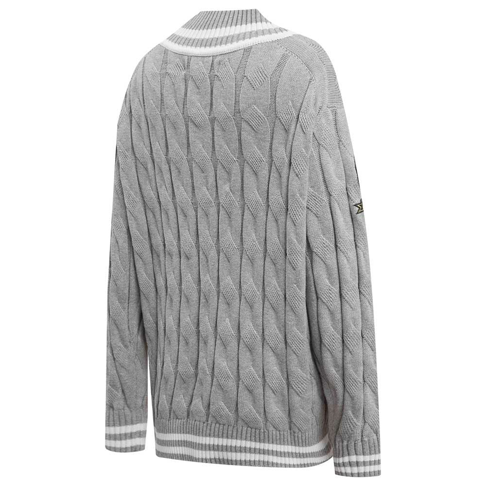 NFL Green Bay Packers Pro Standard Women's Prep V-Neck Pullover Sweater