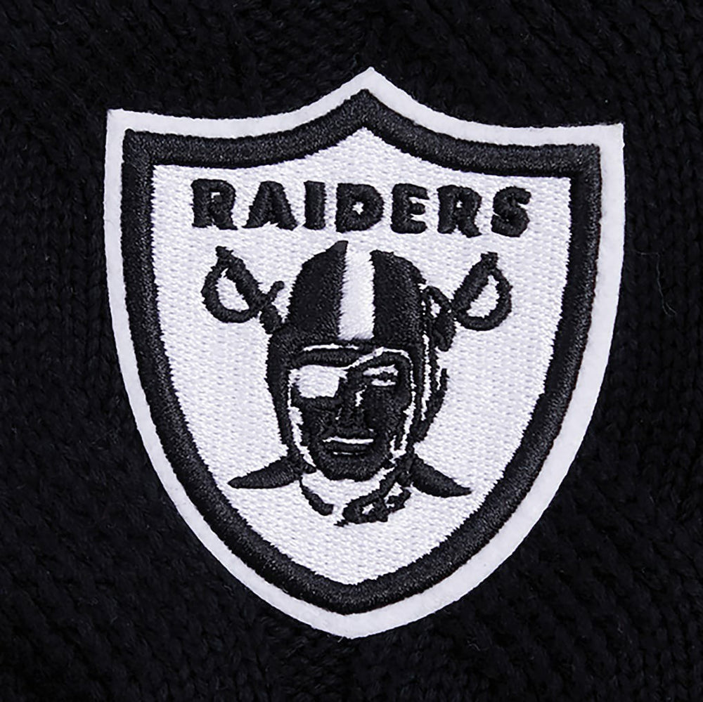 NFL Las Vegas Raiders Pro Standard Women's Prep V-Neck Pullover Sweater