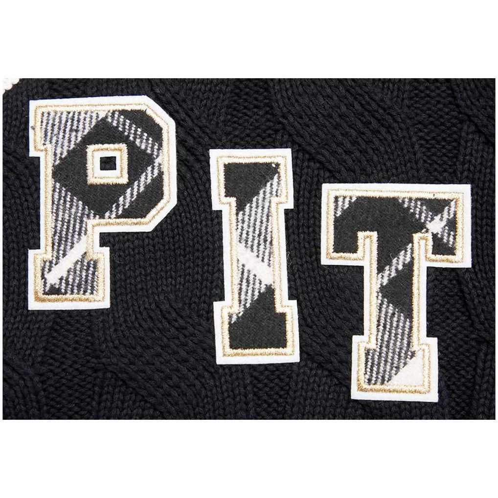 NFL Pittsburgh Steelers Pro Standard Women's Prep V-Neck Pullover Sweater