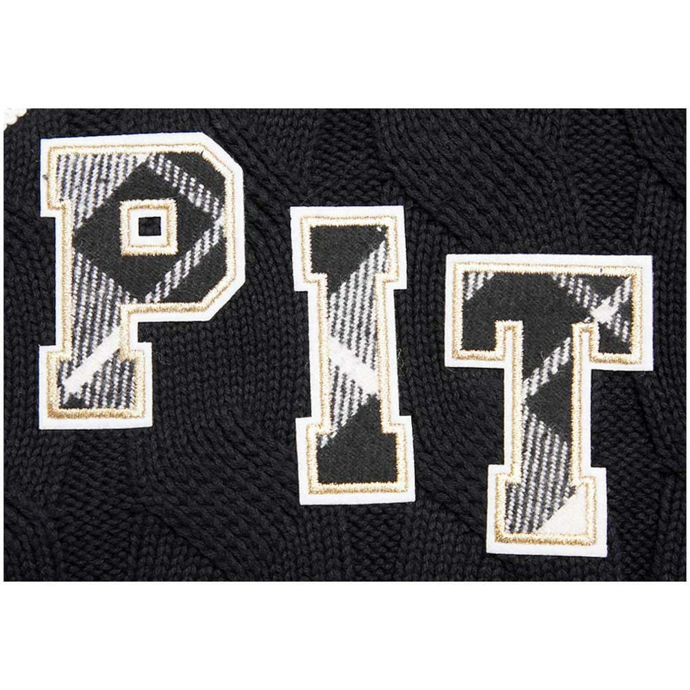 NFL Pittsburgh Steelers Pro Standard Women's Prep V-Neck Pullover Sweater