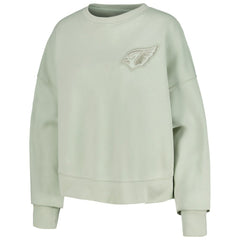 NFL Arizona Cardinals Pro Standard Women's Oversized Cropped Neutral Pullover Sweatshirt