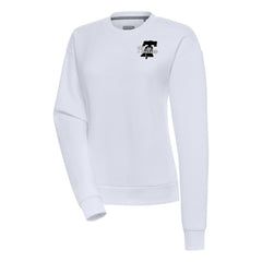 Philadelphia Phillies Antigua Women's Brushed Metallic Victory Pullover Sweatshirt - White