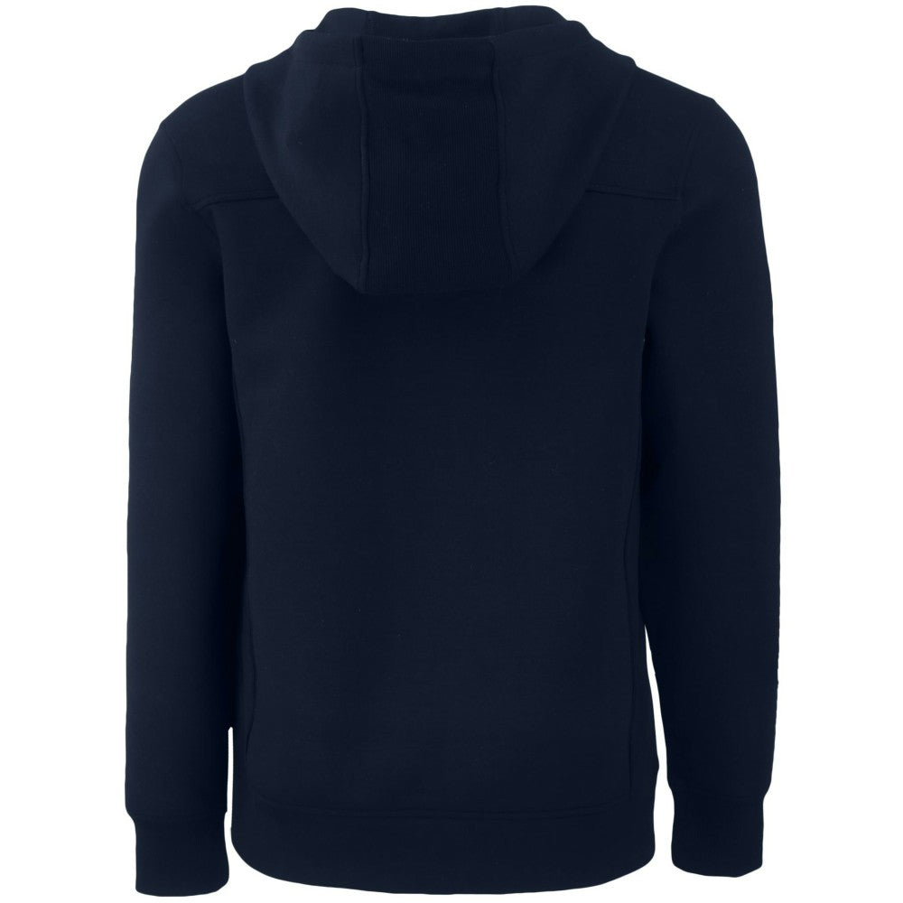 Cleveland Guardians Cutter & Buck Roam Eco Half-Zip Recycled Pullover Hoodie - Navy