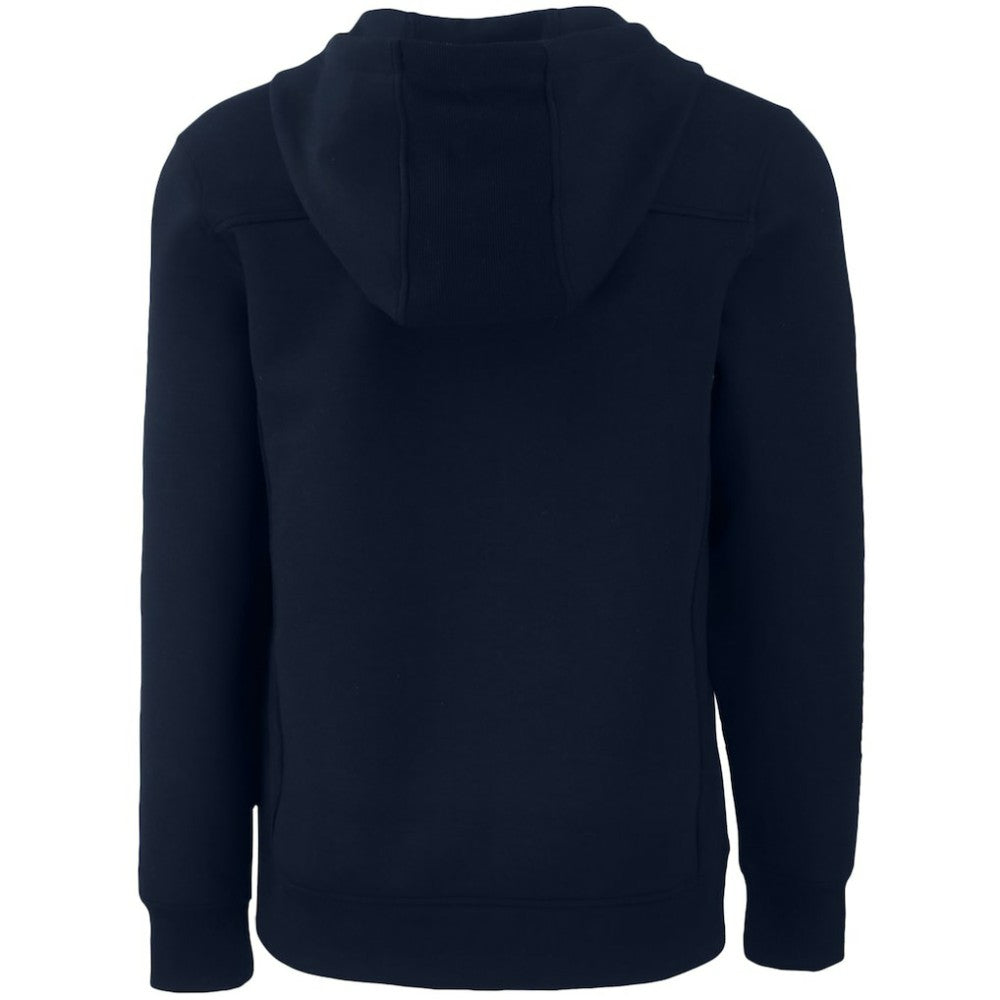 New York Yankees Cutter & Buck Roam Eco Half-Zip Recycled Pullover Hoodie - Navy