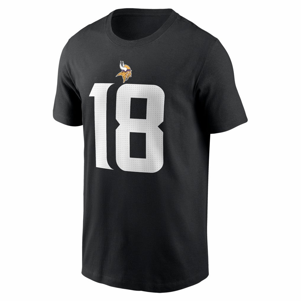 NFL Minnesota Vikings Justin Jefferson  Name & Number T-Shirt