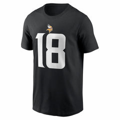 NFL Minnesota Vikings Justin Jefferson  Name & Number T-Shirt