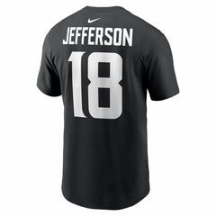 NFL Minnesota Vikings Justin Jefferson  Name & Number T-Shirt