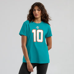 NFL Miami Dolphins Tyreek Hill  Women's Player Name & Number T-Shirt