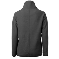 Colorado Rockies Cutter & Buck Women's Roam Cascade Eco Sherpa Fleece Half-Zip Pullover Jacket - Gray