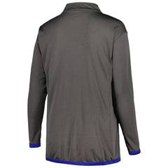 Los Angeles Dodgers Profile Women's Plus Size Quarter-Zip Jacket - Charcoal