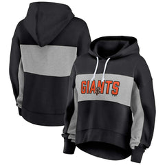 San Francisco Giants Profile Women's Plus Size Pullover Hoodie - Black