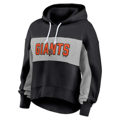 San Francisco Giants Profile Women's Plus Size Pullover Hoodie - Black
