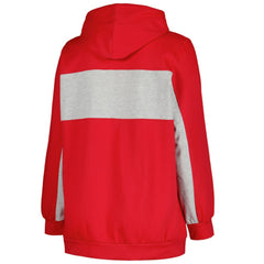 St. Louis Cardinals Profile Women's Plus Size Pullover Hoodie - Red