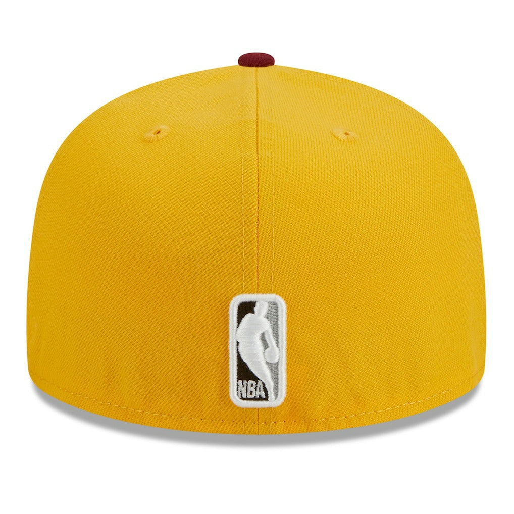Brooklyn Nets Fall Leaves 2-Tone 59FIFTY Fitted Hat - Yellow/Red | New Era on sale