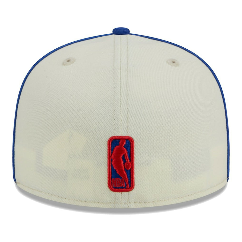 Philadelphia 76ers Piping 2-Tone 59FIFTY Fitted Hat - Cream/Royal | New Era online