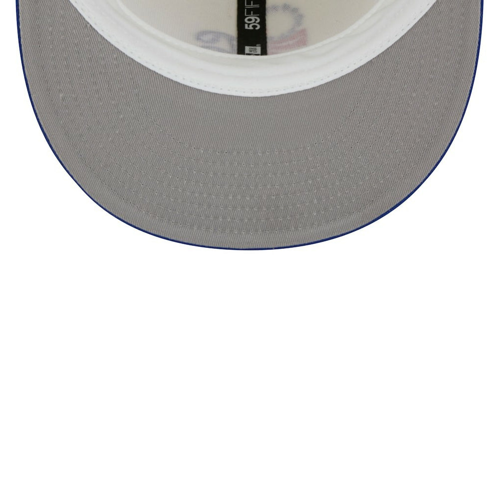 Philadelphia 76ers Piping 2-Tone 59FIFTY Fitted Hat - Cream/Royal | New Era online