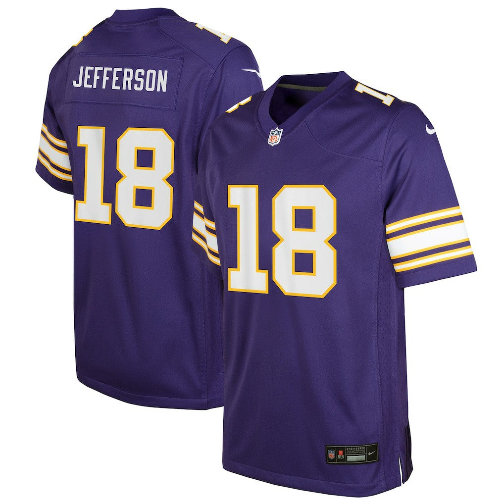 NFL Minnesota Vikings Justin Jefferson  Youth Game Jersey