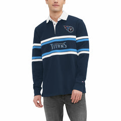 NFL Tennessee Titans Tommy Hilfiger Cory Varsity Rugby Long Sleeve T-Shirt