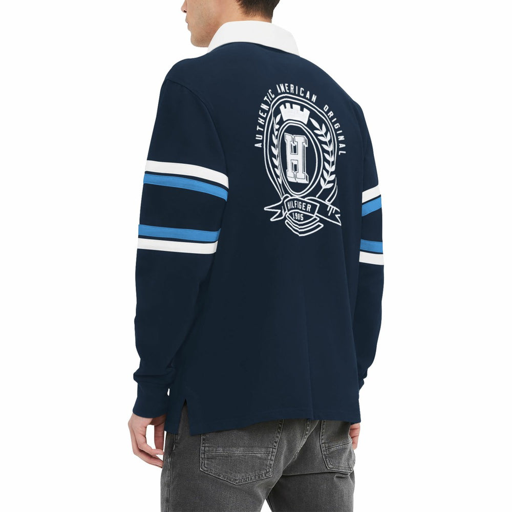 NFL Tennessee Titans Tommy Hilfiger Cory Varsity Rugby Long Sleeve T-Shirt