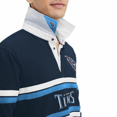 NFL Tennessee Titans Tommy Hilfiger Cory Varsity Rugby Long Sleeve T-Shirt