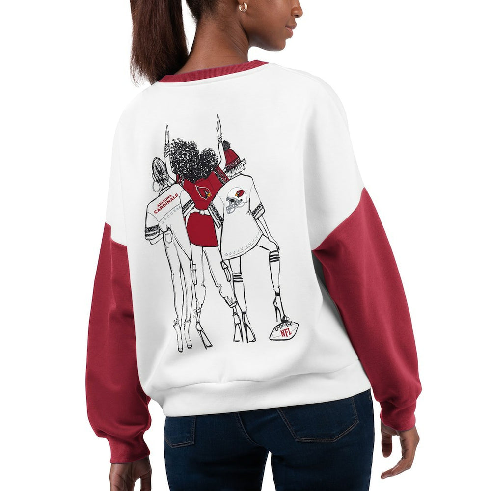 NFL Arizona Cardinals G-III 4Her by Carl Banks Women's A-Game Pullover Sweatshirt