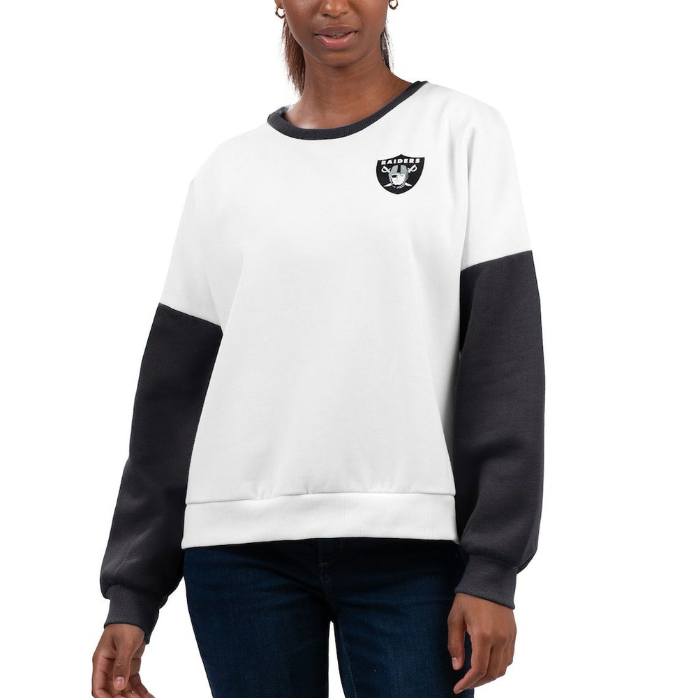 NFL Las Vegas Raiders G-III 4Her by Carl Banks Women's A-Game Pullover Sweatshirt