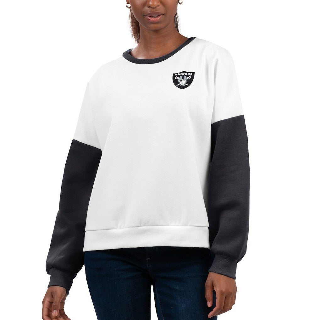 NFL Las Vegas Raiders G-III 4Her by Carl Banks Women's A-Game Pullover Sweatshirt