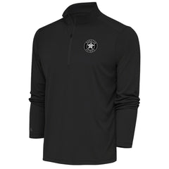 Houston Astros Antigua Metallic Tribute Quarter-Zip Top - Charcoal