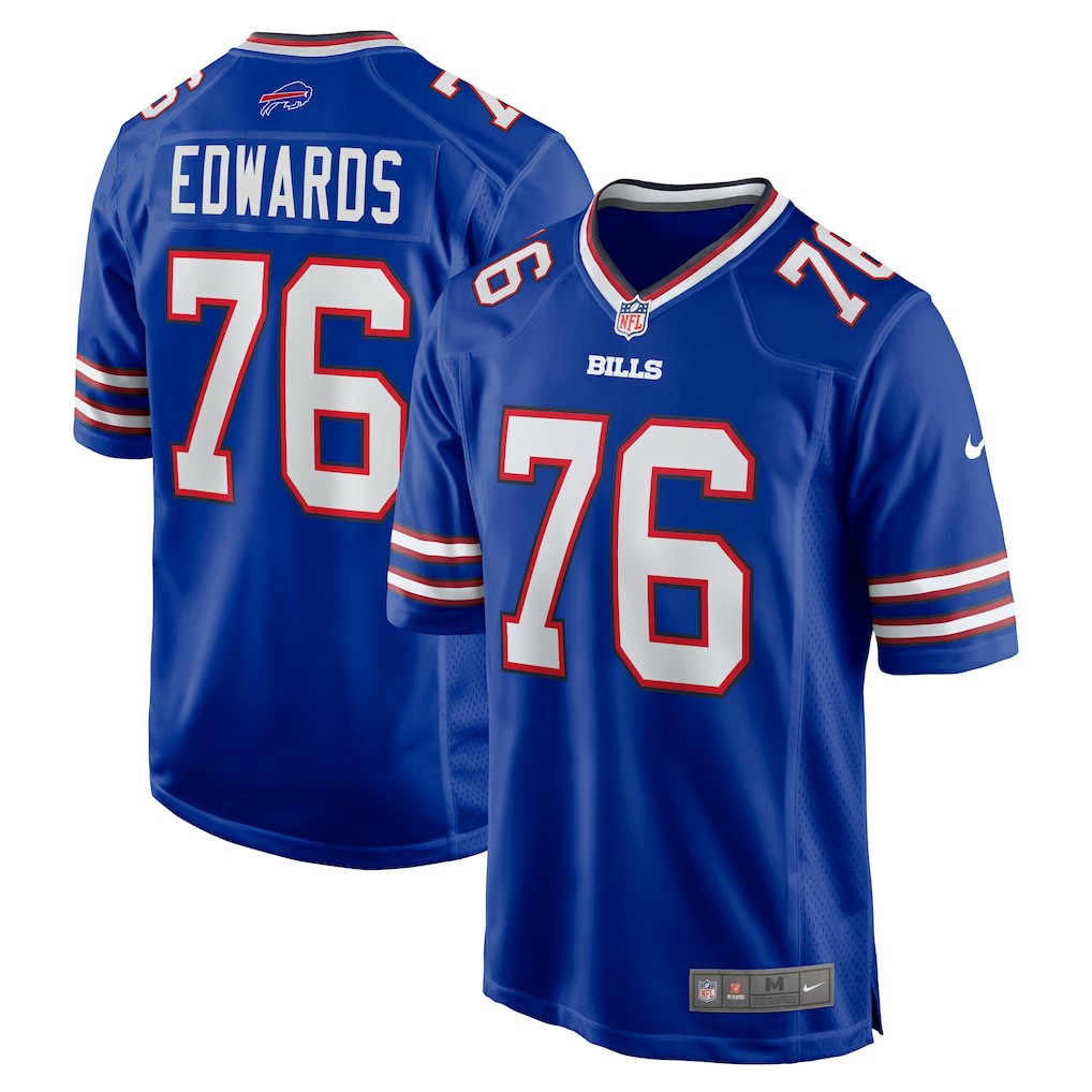 NFL Buffalo Bills David Edwards  Game Jersey