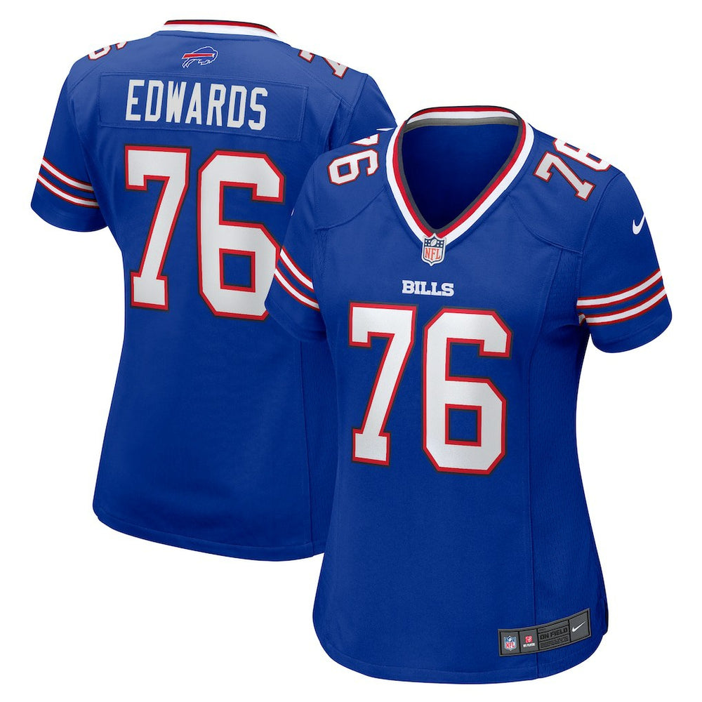 NFL Buffalo Bills David Edwards  Women's Game Jersey