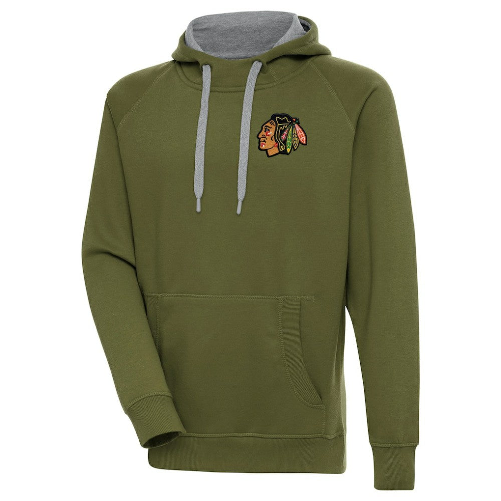 Chicago Blackhawks Antigua Victory Pullover Hoodie
