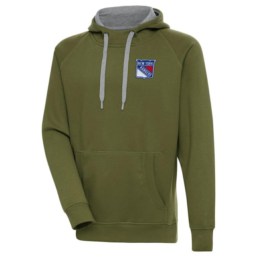 New York Rangers Antigua Victory Pullover Hoodie
