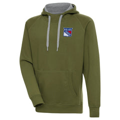New York Rangers Antigua Victory Pullover Hoodie