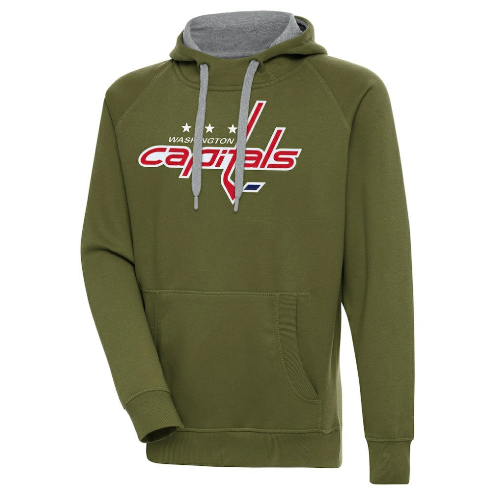 Washington Capitals Antigua Victory Pullover Hoodie