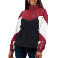 NFL Arizona Cardinals G-III 4Her by Carl Banks Women's Tie Breaker Lightweight Quarter-Zip Jacket