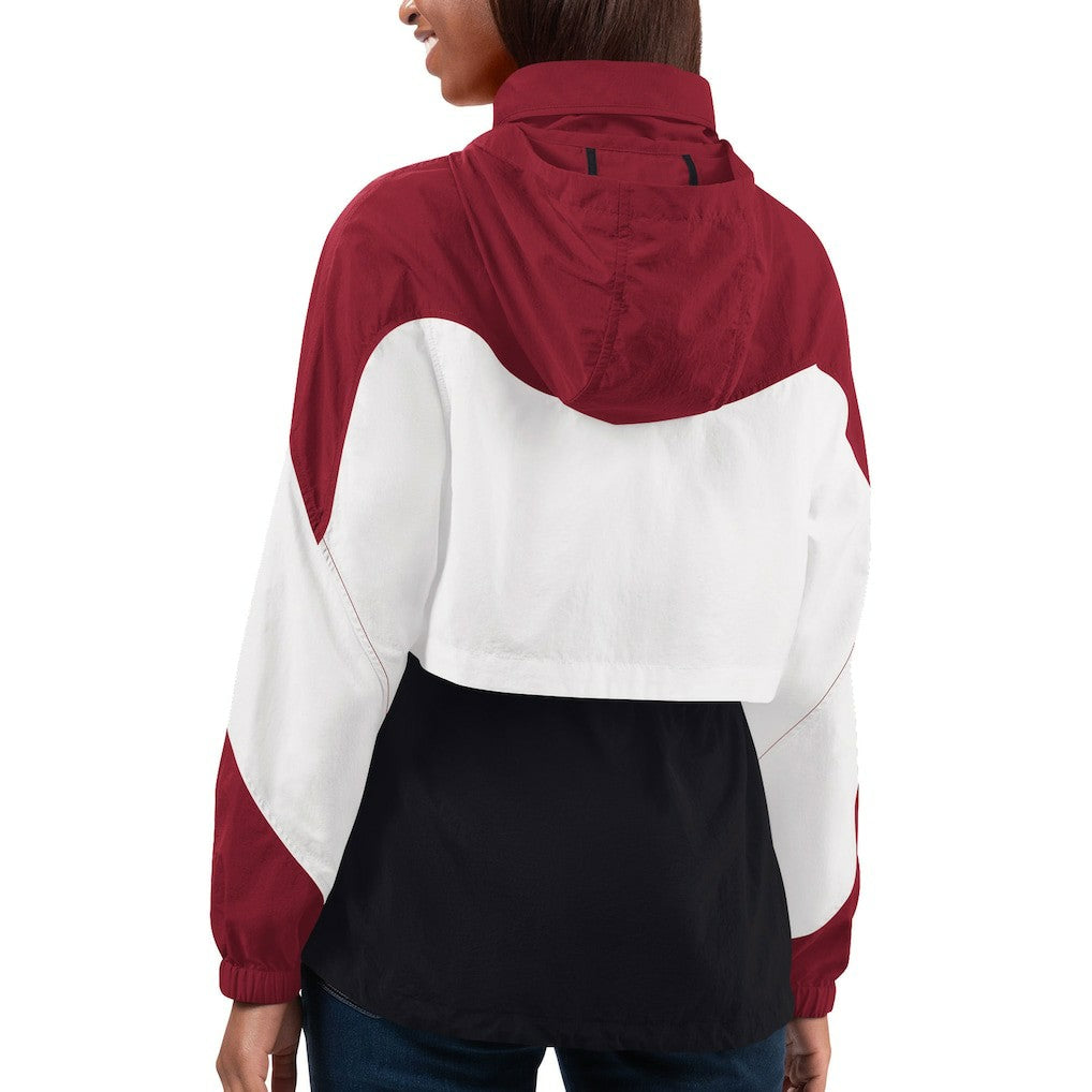 NFL Arizona Cardinals G-III 4Her by Carl Banks Women's Tie Breaker Lightweight Quarter-Zip Jacket
