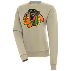 Chicago Blackhawks Antigua Women's Victory Pullover Sweatshirt